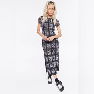 🔥Tarot Print Maxi Dress